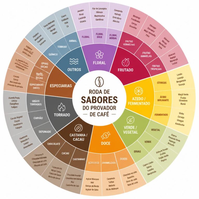 Roda do Sabor e Aroma do Café