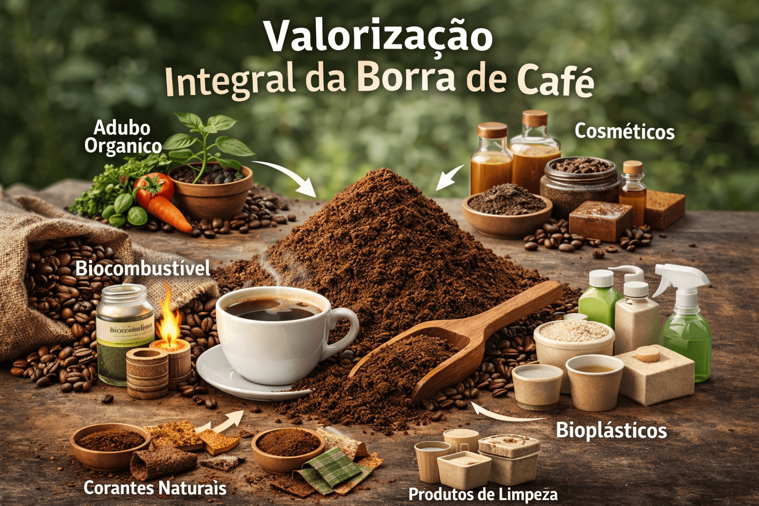 Usos e Aplicações da Borra de Café – 31 abordagens