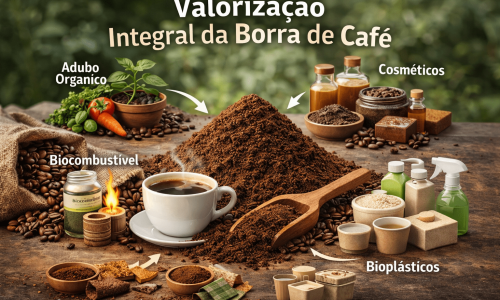Borra de Café - Uso consciente de todos os produtos e subprodutos do café é uma novidade ainda para grande maioria das pessoas.